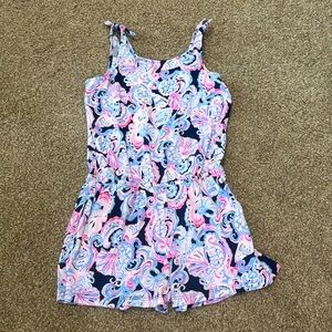 New Lilly Pulitzer girls romper, size L